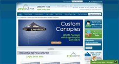 Desktop Screenshot of peakbanner.com